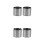 4Pièces Absorption Chocs Metalliques Protection 5
