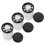 6Pièces Supports Brosse Transparent Pour Peinture 1