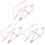 3Ensembles Violet Réglable Laisse Pour Petit Chat 4