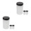 6Pièces Supports Brosse Transparent Pour Peinture 6