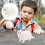 4Pièces Figurines Animaux Chat Plastique Pour Décoration 4