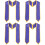 4Pièces Sashes De Graduation Satin Accessoires Élégants Pour Fête 6