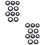 20Pièces Embouchures Noires Clarinette Accessoires Utiles Et Durables 7