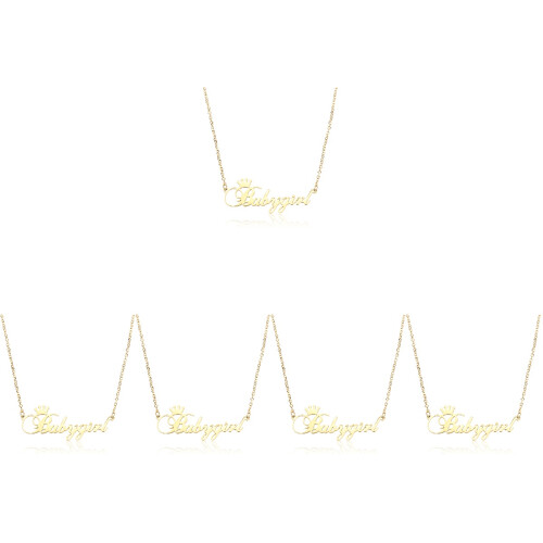 5Pièces Colliers Dorés Pour Déco Soirée Voyage 2