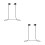 2Ensembles Bouchons Silicone Noir Anti-Bruit Pour Voyage 7
