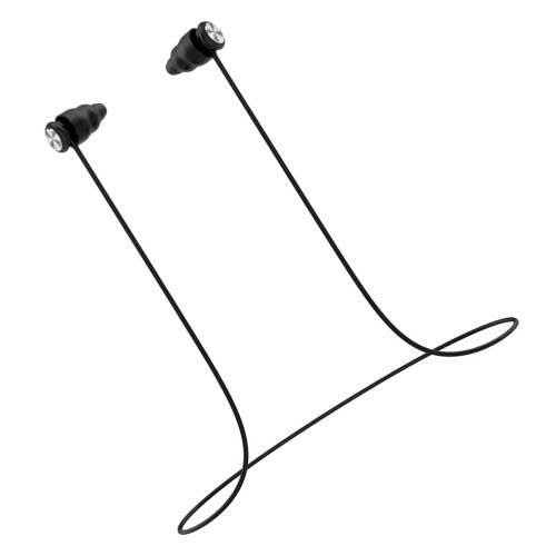 2Ensembles Bouchons Silicone Noir Anti-Bruit Pour Voyage 1
