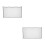 2Pièces Écran Projecteur Pliable Portable Polyester 9