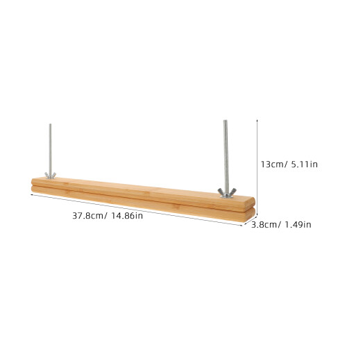 1Ensemble Presse À Relier Bois Solide Khaki Avec Vis Acier Ajustable 1