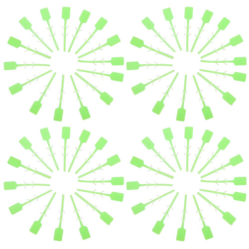 3000Pièces Sceaux Anti-Manipulation Extincteur Plastique Vert Durable 2