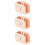 3Pièces Cache Robinet Silicone Beige Bébé Cartoon 7