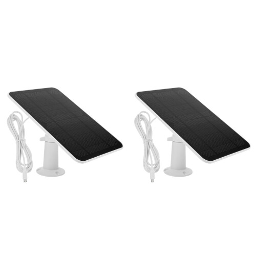 2Pièces Solaire Puissance 4W Pour Caméra Usage 1