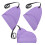 9Pièces Tissus De Nettoyage Microfibre Violet Pour Instruments À Vent 2