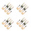 20Pièces Fixations Métal U Clips Câble Auto Résistants 4