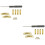 2Ensembles Kit Reparation Chaussures Aglets Métal Tour 5