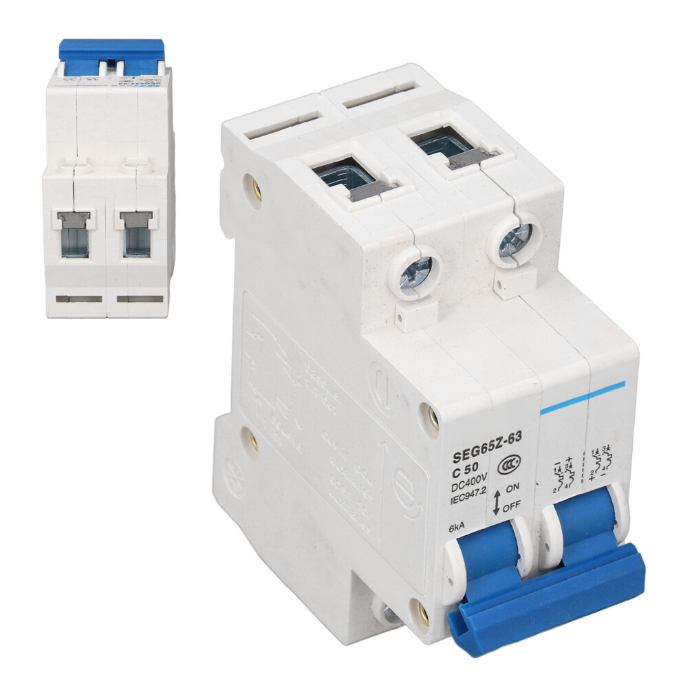 Dc Miniature Circuit Breaker 2P 6Ka 400V Air Switch For Solar Pv Panels 7621381316424
