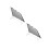 2Pièces Table Camping Collapsible Aluminium Robuste Portable Gris 6
