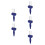 5Pièces Crochet Bleu Portable Pour Fils DIY Durable 6