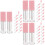 45Pièces Tubes Gloss Et Rose Compact Applicateur Wand 8