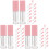 45Pièces Tubes Gloss Et Rose Compact Applicateur Wand 4