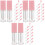 45Pièces Tubes Gloss Et Rose Compact Applicateur Wand 5