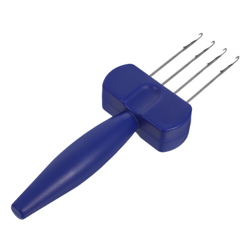 5Pièces Crochet Bleu Portable Pour Fils DIY Durable 2