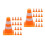 160Pièces Cônes Mini Orange De Jeu Éducatif 7