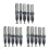 15Pièces Plumes De Stylo Acier Inoxydable Argentées 8