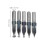 15Pièces Plumes De Stylo Acier Inoxydable Argentées 3