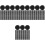 400Pièces Capuchon Charnière Noir Protection Pour Portes 4