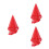 3Pièces Voiles Pour , Tulle Fin Bordure 3