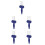 5Pièces Crochet Bleu Portable Pour Fils DIY Durable 8