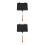 2Pièces Poêle Grill Noire Aluminium Usage 6