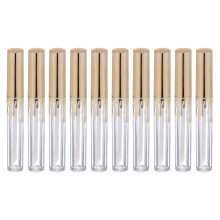 30Pièces Tubes Transparents Dorés Pour Brosse