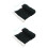 2Pièces Filet Rechange Polyvalent Noir, Pour Badminton Volley 5