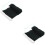 2Pièces Filet Rechange Polyvalent Noir, Pour Badminton Volley 6