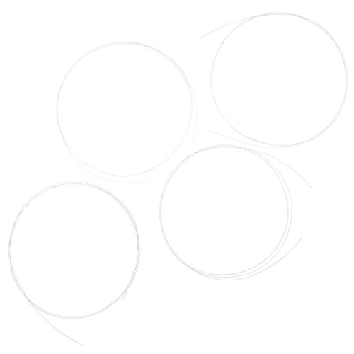 4Ensembles Jeu Cordes Nylon Ukulélé Blanches Confort Et Longévité
