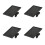 4Pièces Plateau Noir En Métal Avec Pince Pour Support Micro 8