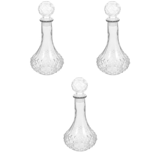 3Pièces Décanteur Transparent Verre À Vin Pour 2