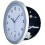 Vintage Silver Round Wall Clock with Hidden Safe, Large Storage Space 4