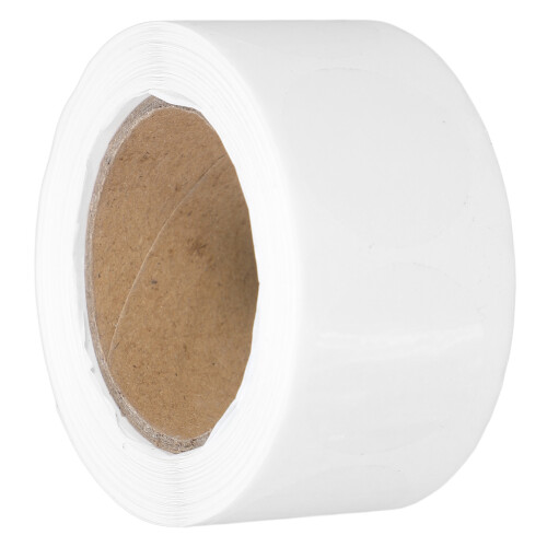 1000Pcs Transparent Round Stickers Clear Package Seals for Office Use 2