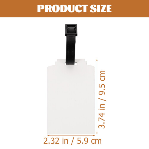 40Pièces Étiquettes Identifiants Blanches DIY Durable 2
