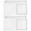 2Pièces Porte-Notes Adhesives Sublimation Mdf Pour Maison 7