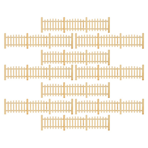 20Pièces Miniature En Bois Pour Maquette 1:50 2