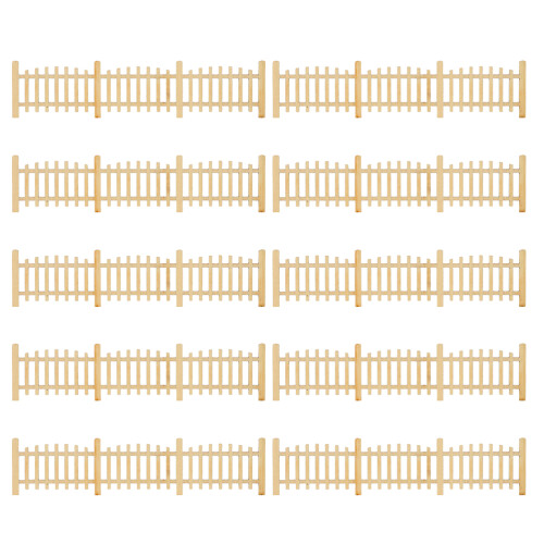 20Pièces Miniature En Bois Pour Maquette 1:50 1