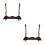 2Pièces Support Bois Café Multicouche Pour Flûte Et Piccolo Rangements 5