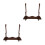 2Pièces Support Bois Café Multicouche Pour Flûte Et Piccolo Rangements 7