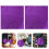 500Pièces Aluminium Violet Cadeaux DIY 9