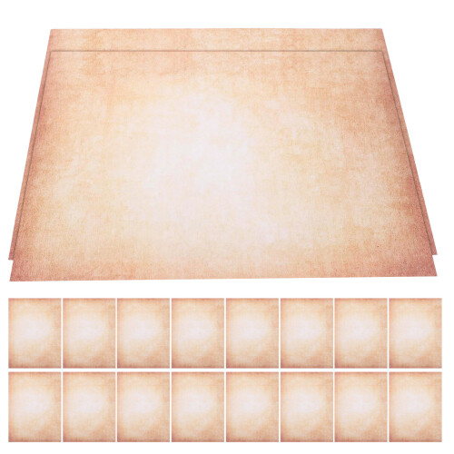 300Pièces Vintage Kaki A4 Pour Impression DIY