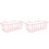 2Pièces Pour Cage Rose Robuste Fonctionnelle 5