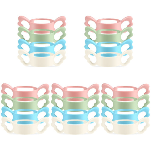 20Pièces Poignées Silicone Adaptées Bébé Variées 1